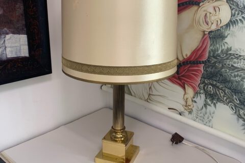 Lampa zlatý detail